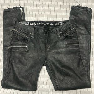 Rock Revival Moto Camille jeans Size 28
